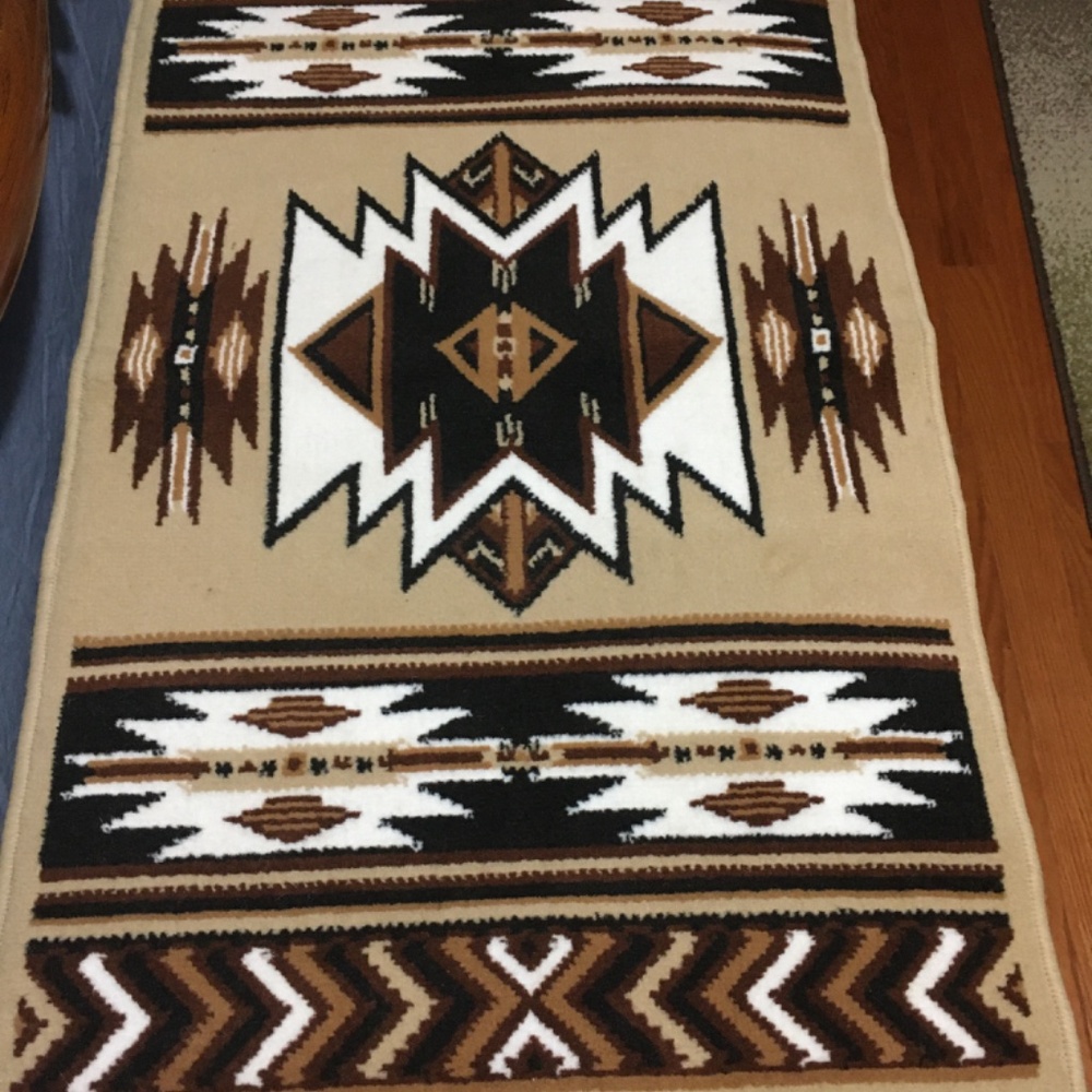 Southwestern-themed area rug